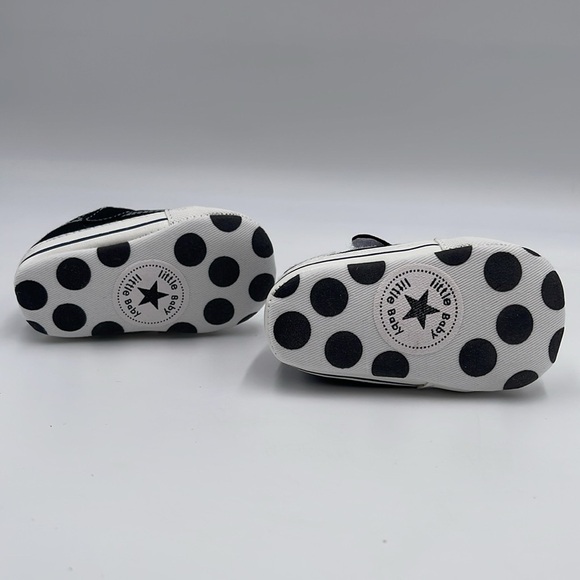 Baby Infant Classic Canvas Baby Shoes Boy Girl Soft Sole size 0 - 3 months - Picture 6 of 10